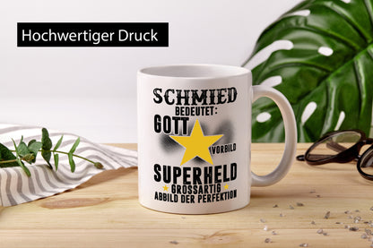 Bedeutung von Schmied | schmieden lustiger Spruch Geschenk Humor Geschenkidee