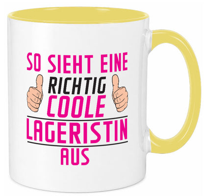 Richtig Coole Lageristin | Beruf Lager Arbeiterin Humor Arbeit Kollegen Büro