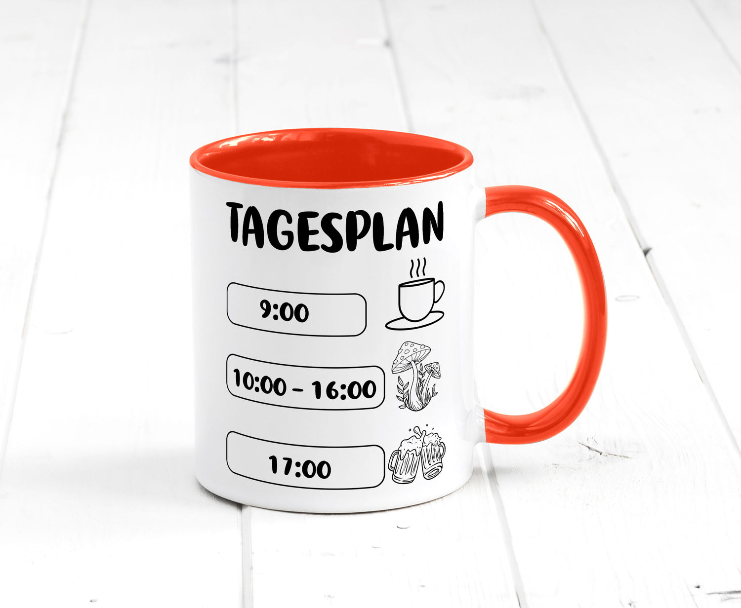 Tagesplan Pilzsammler | Pilze Wald v2 Geschenk Humor Geschenkidee lustiger