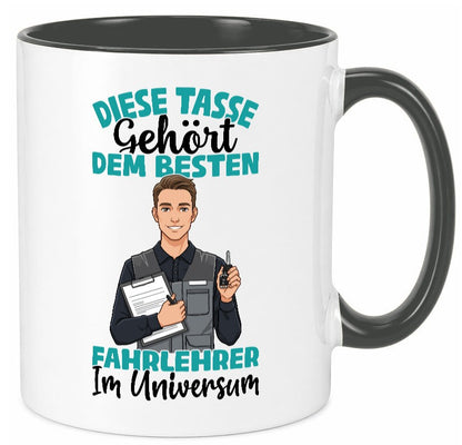 Im Universum: Fahrlehrer | Fahrschule lustig Humor Geschenkidee Geschenk Tasse