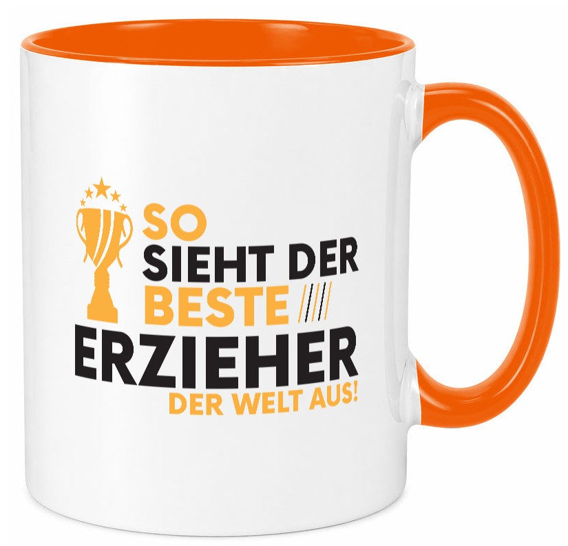 Der Weltbeste Erzieher | Pädagoge Schule Geschenkidee Humor Tasse