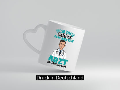 Im Universum: Arzt | Medizin Doktor Facharzt Humor Geschenkidee Tasse