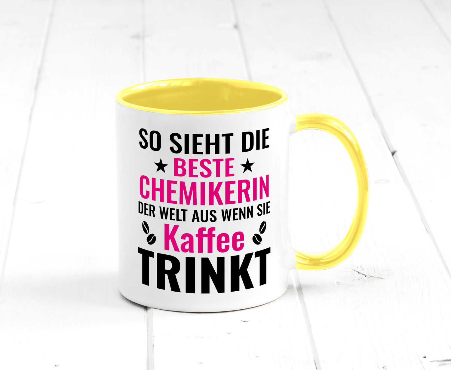 Kaffee trinkt: Chemikerin | Chemie Labor Geschenkidee Humor Tasse