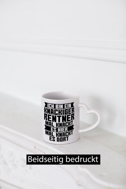 Ein knackiger Rentner | Ruhestand Ruhegenuss lustig Jubiläum Geschenk Tasse