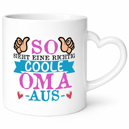 So sieht eine richtig Coole Oma aus | Großmutter Humor Familie Geschenkidee