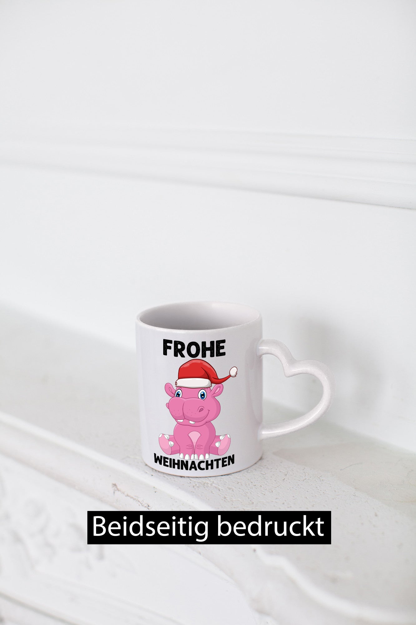 Frohe Weihnachten | Weihnachtstiere Nilpferd Humor Tierliebhaber Geschenkidee