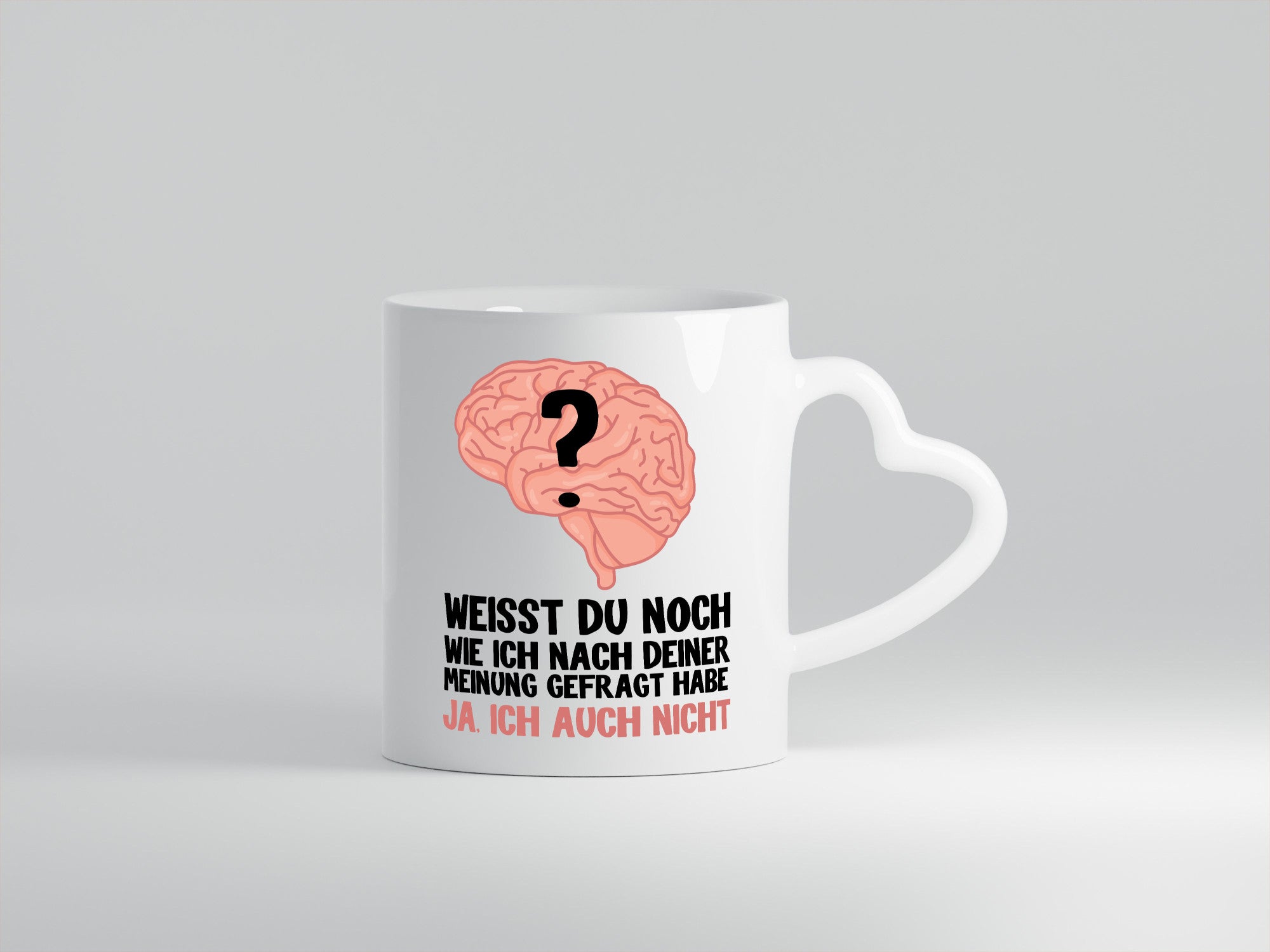 Deine Meinung lustig Humor Geschenkidee Geschenk Tasse