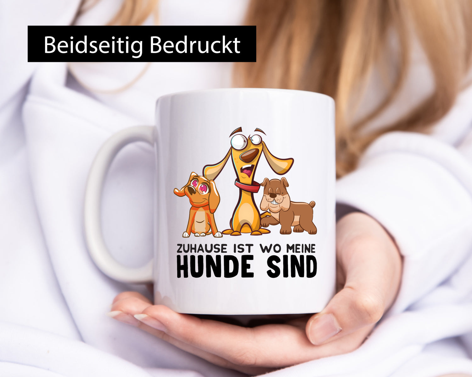 Meine Hunde | Spruchtasse lustige Hundetasse Motiv Geschenk Tierliebhaber Humor