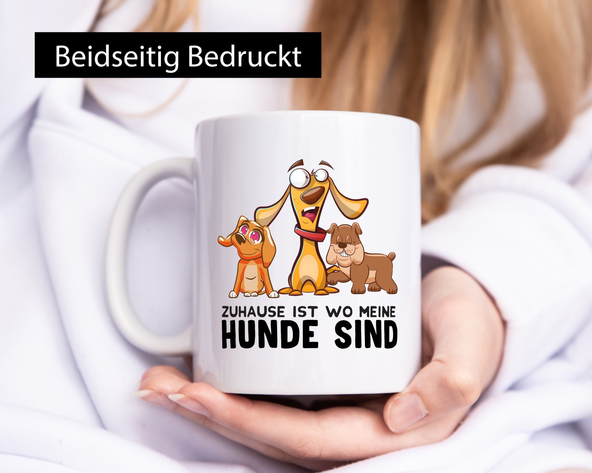 Meine Hunde | Spruchtasse lustige Hundetasse Motiv Geschenk Tierliebhaber Humor