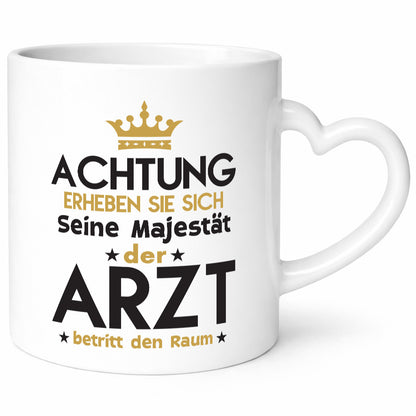 Seine Majestät Arzt | Medizin Doktor Facharzt Humor Geschenkidee Tasse