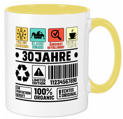 30. Geburtstag | 30 Jahre Humor Limited Edition Geschenk Geschenkidee lustiger