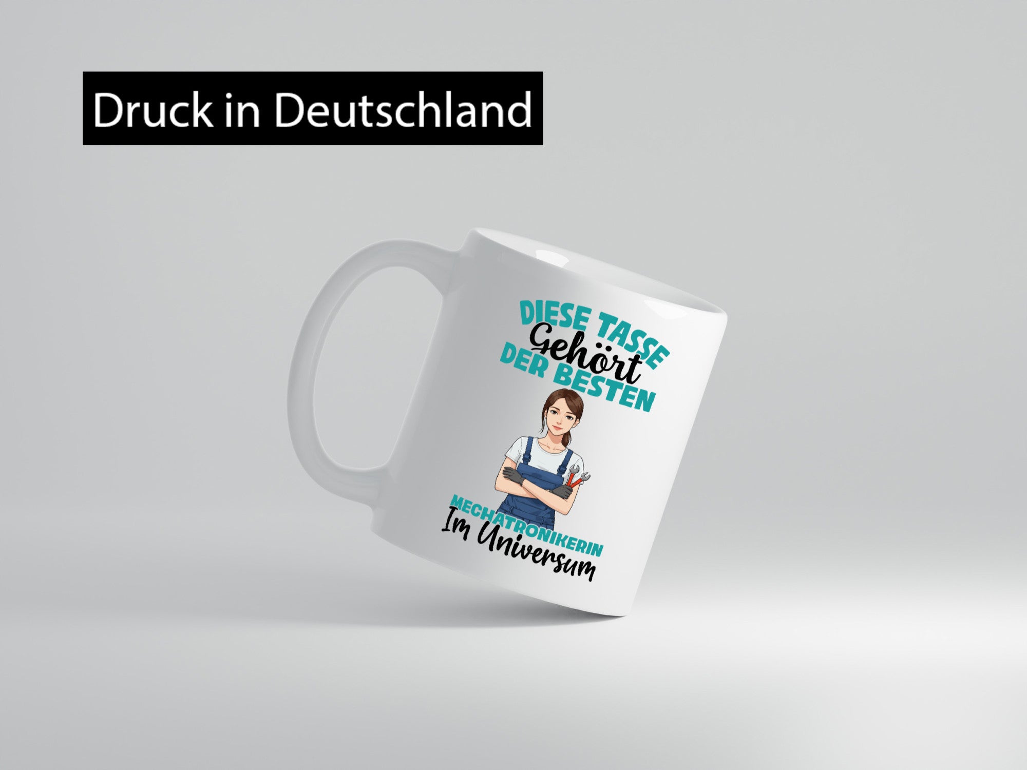 Im Universum: Mechatronikerin | KFZ Werkstatt Geschenk Humor Geschenkidee