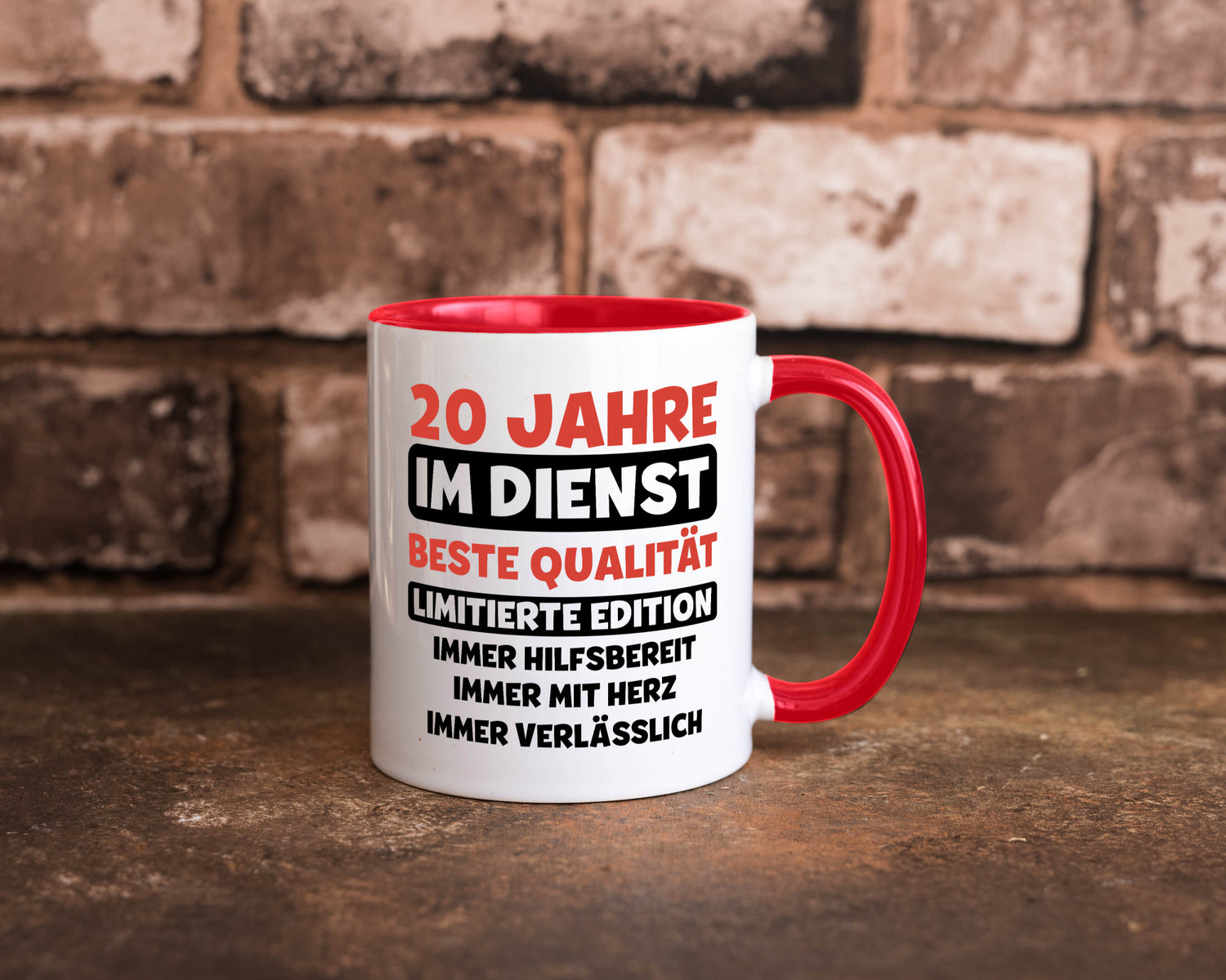 20 Jahre im Dienst | Jubiläum Arbeit v3 Geschenk Kollegen Büro lustiger Spruch