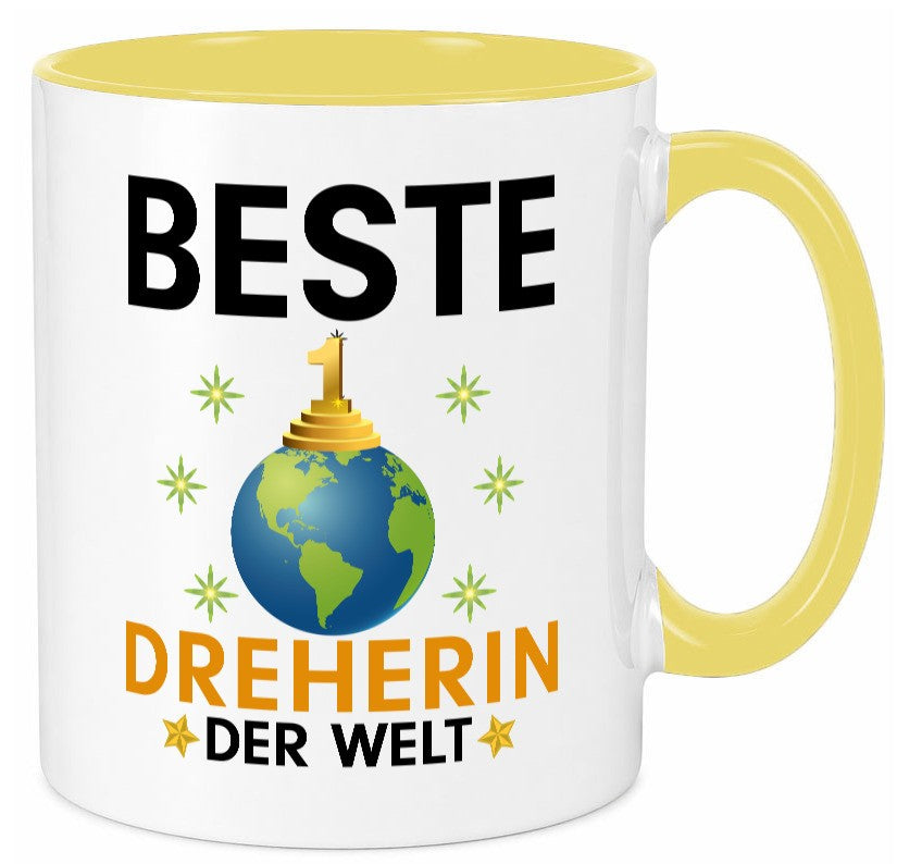 Welt Beste Dreherin | Fräser Dreher lustiger Spruch Geschenk Humor Geschenkidee Tasse