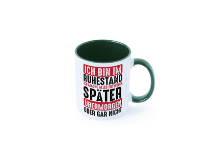 Ich mache alles später oder gar nicht | Rentner Ruhestand Geschenkidee Jubiläum