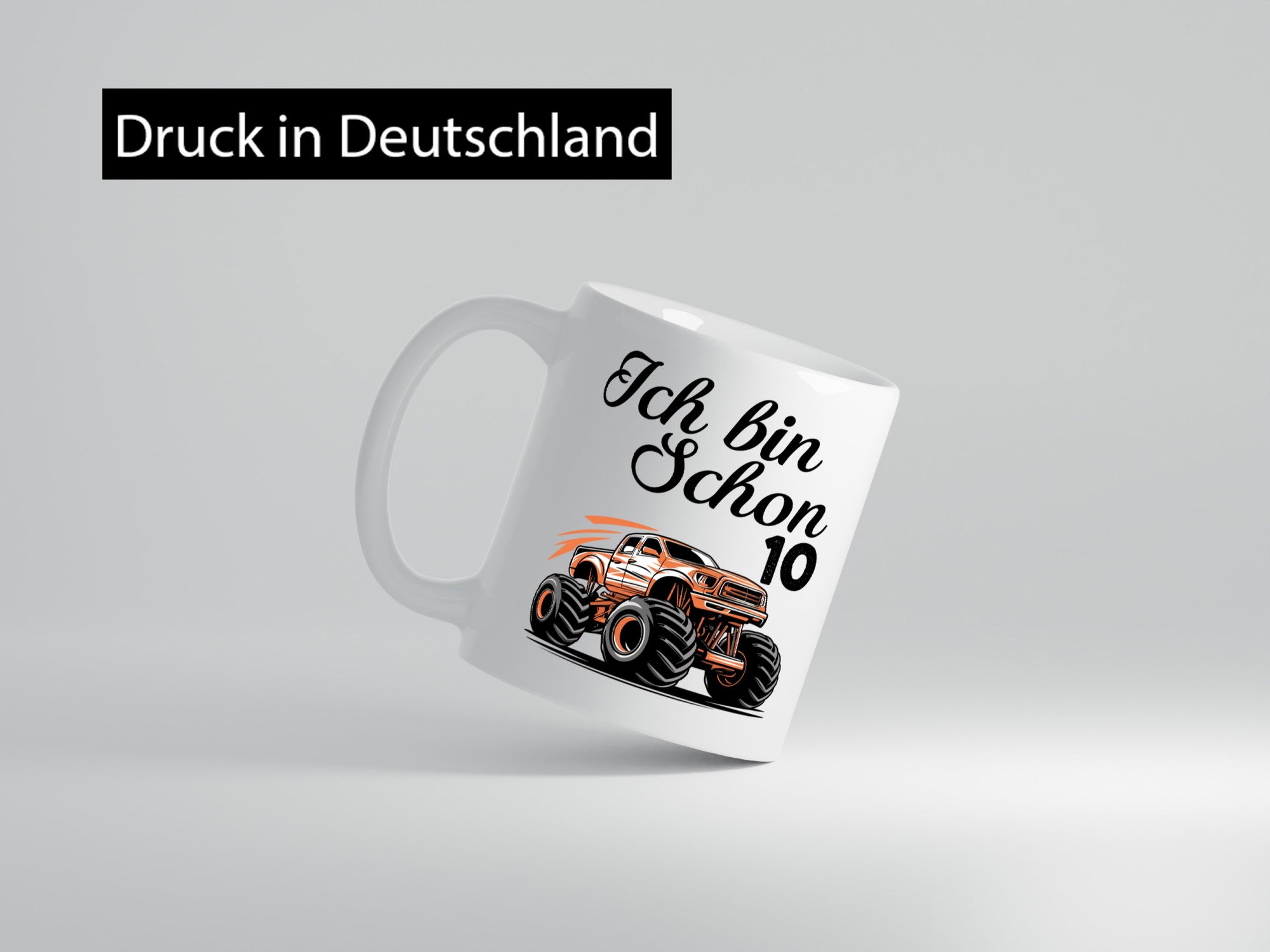 10. Geburtstag | Monster truck 10 Jahre Geschenkidee Humor Tasse