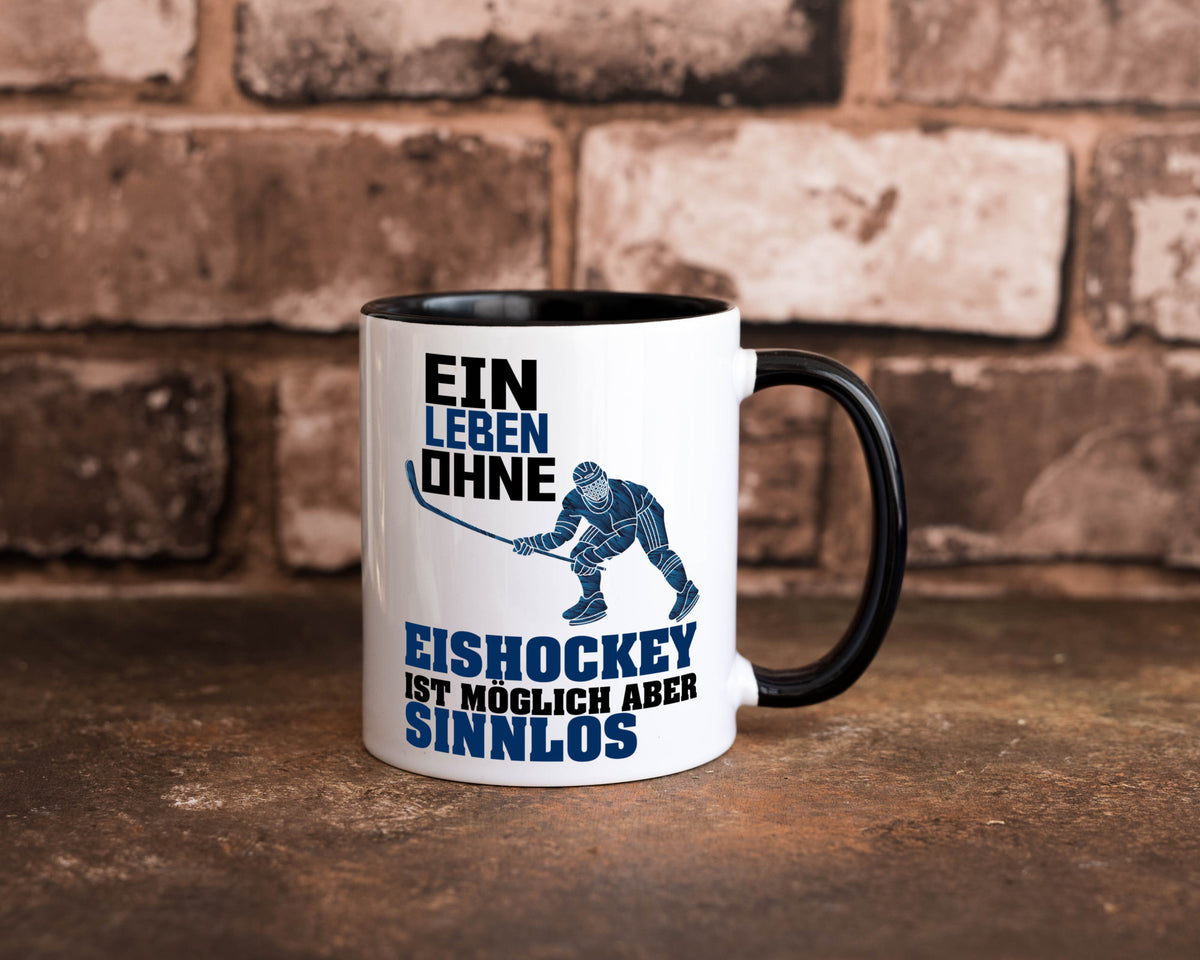 Eishockey | Eishockeyspieler Tasse Eishockeyfan lustiger Spruch Geschenk Humor