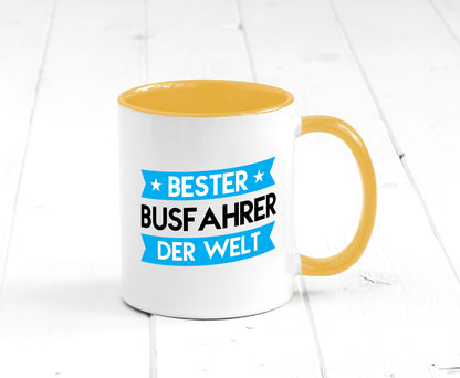 Bester Busfahrer | Berufsfahrer Fahrer v2 Geschenkidee Arbeit Kollegen Büro