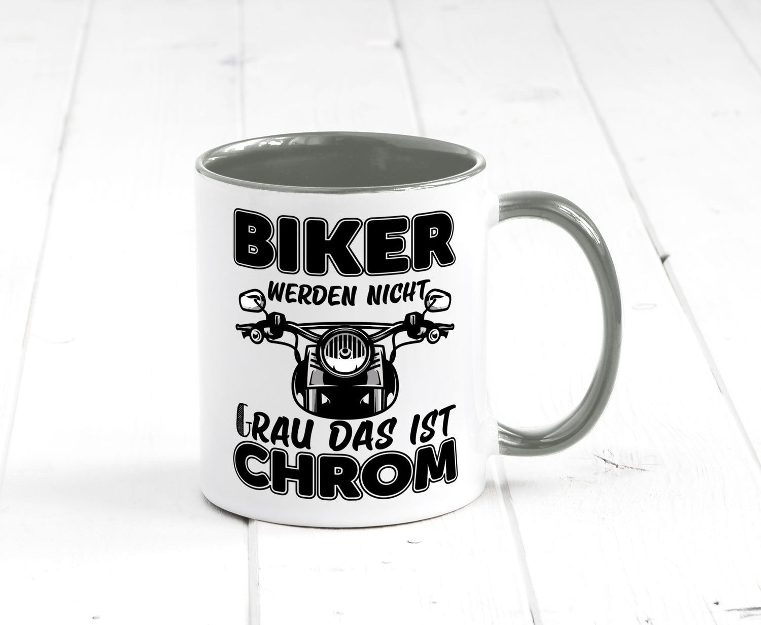 Biker werden nicht grau | Motorrradfahrer Tasse Humor Geschenkidee