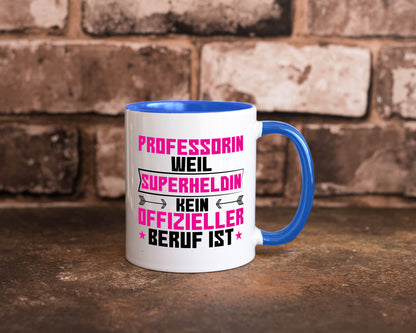 Superheldin Professorin | Uni Universität Geschenk Humor Geschenkidee lustiger