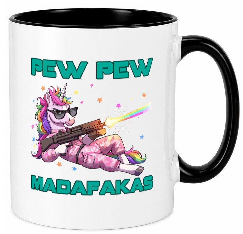 Pew Madafakas vl4 lustiger Spruch Geschenk Humor Geschenkidee Tasse