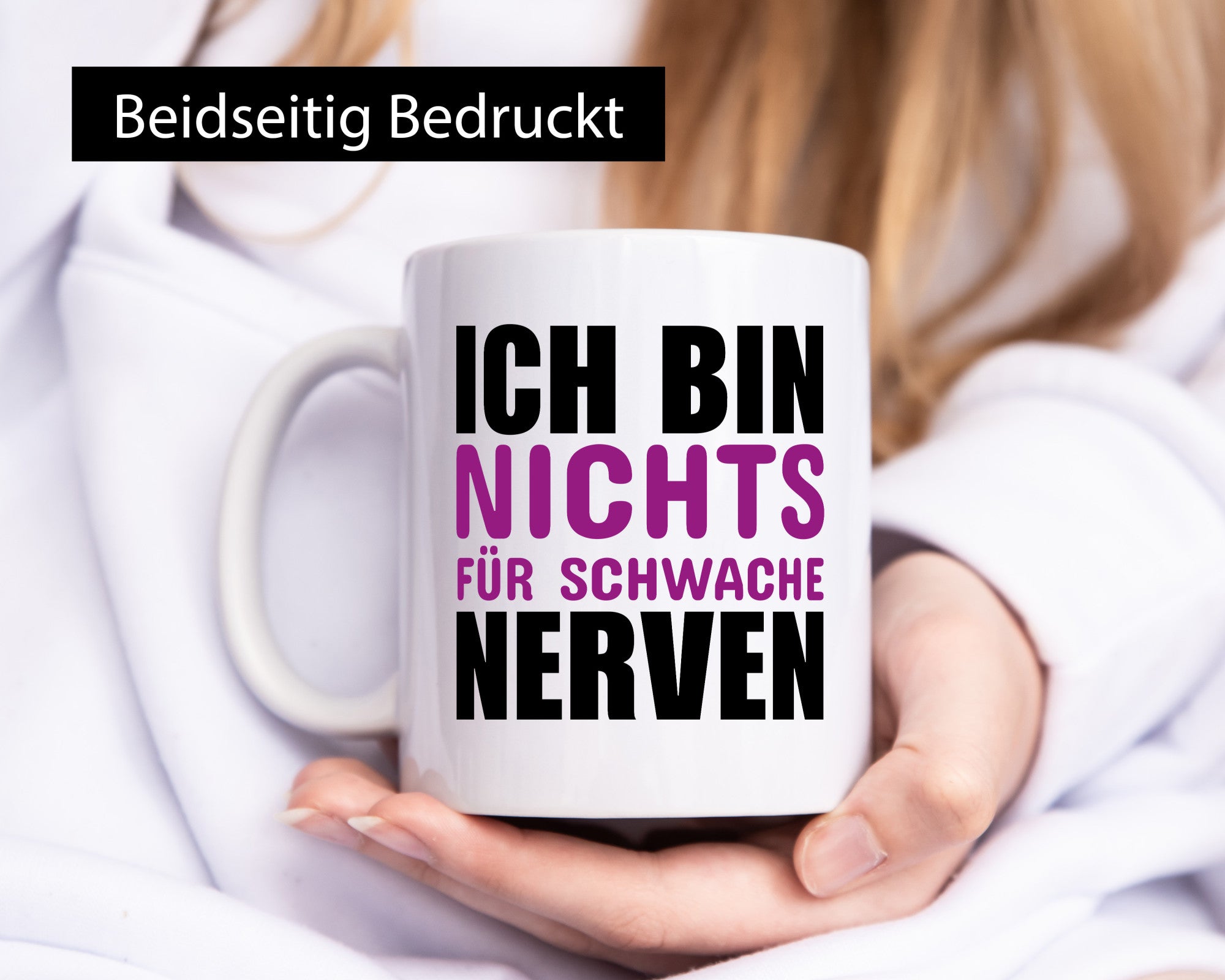 Schwache nerven lustiger Spruch Geschenk Humor Geschenkidee Tasse