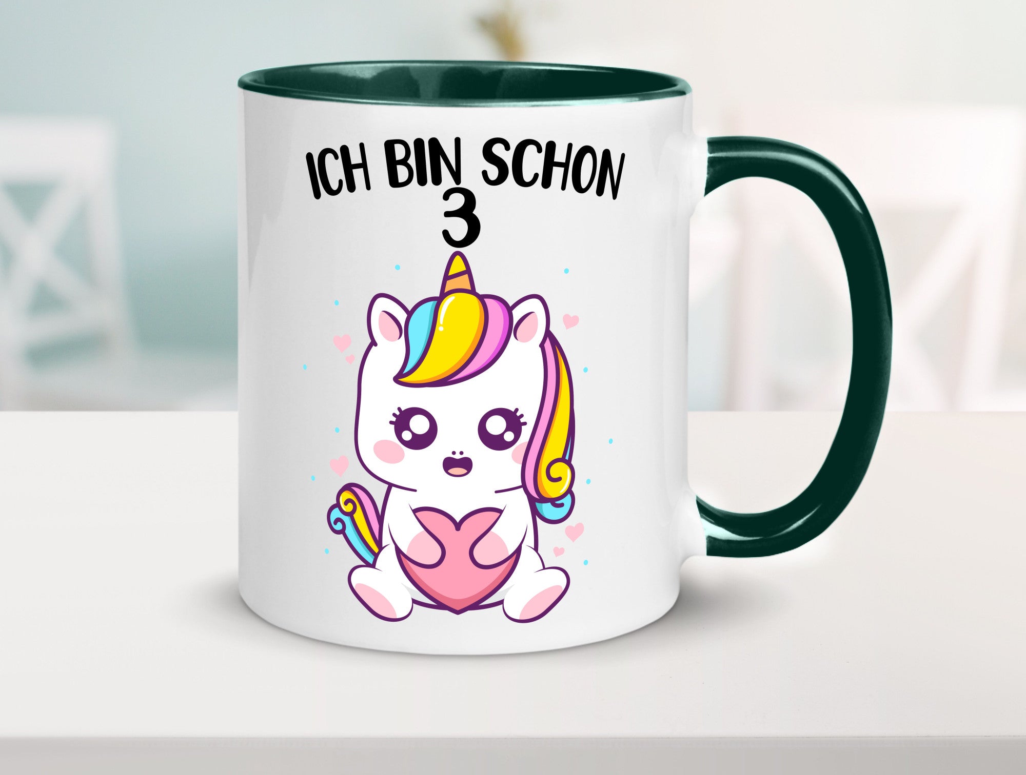 3. Geburtstag | Ich bin schon 3 Jahre Einhorn Mädchen lustig Geschenkidee