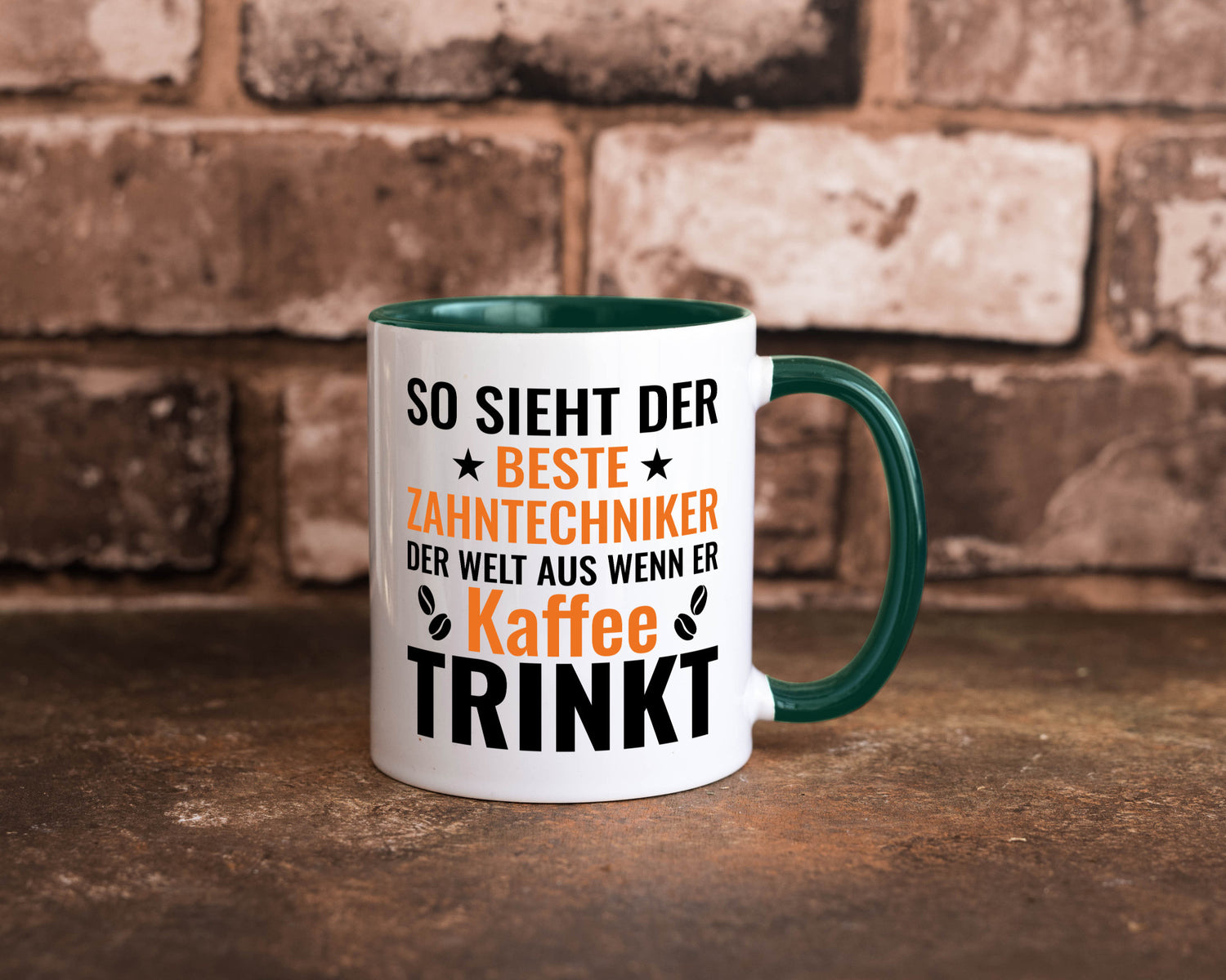 Kaffee trinkt: Zahntechniker | Zahnmedizin Geschenk Humor Geschenkidee lustiger