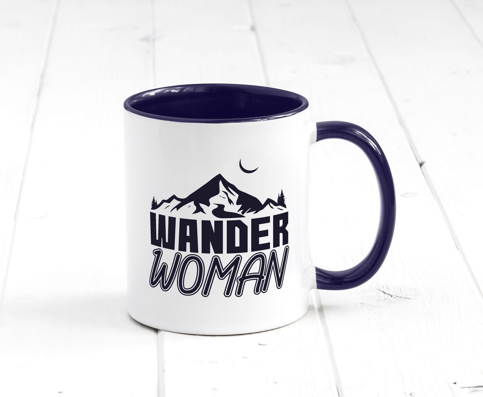 Wander Woman | Frauen Tasse Wanderer Bergsteigen lustig Familie Geschenkidee