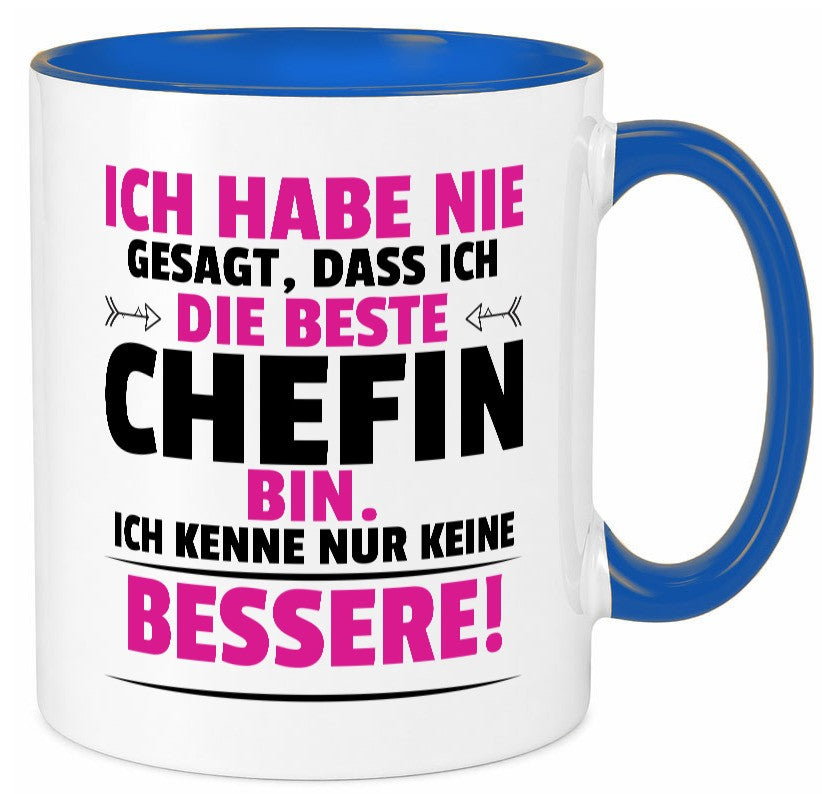 Die Beste Chefin | Führungskraft Vorgesetzte Geschenkidee Arbeit Kollegen Büro Tasse