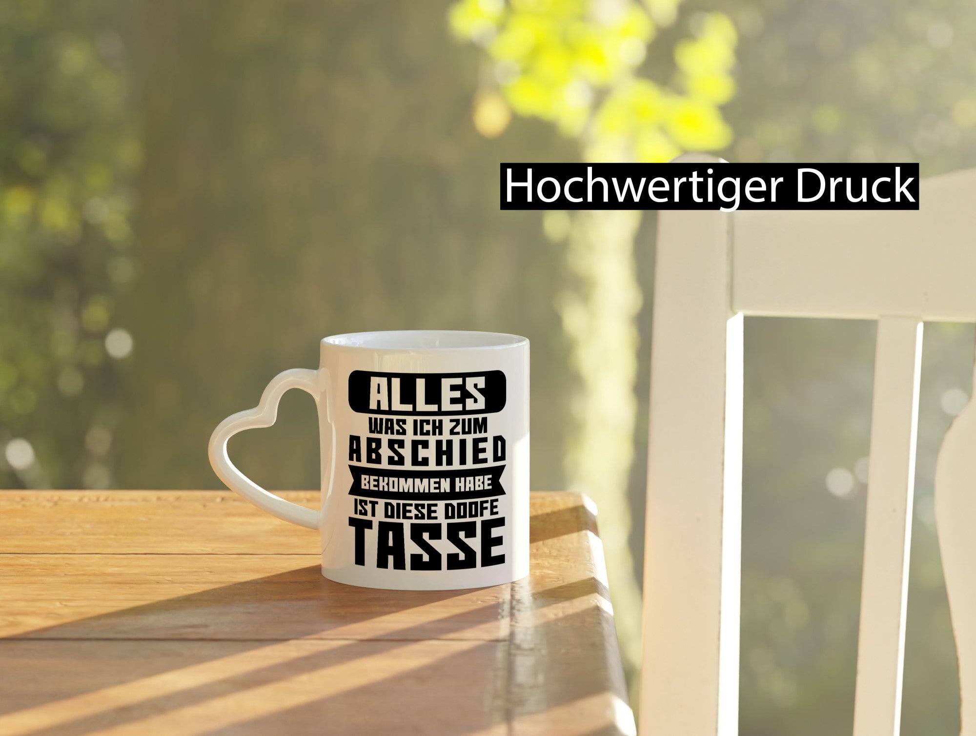 Zum Abschied | Kollegen Jobwechsel Büro Abschluss Geschenk Arbeit lustiger
