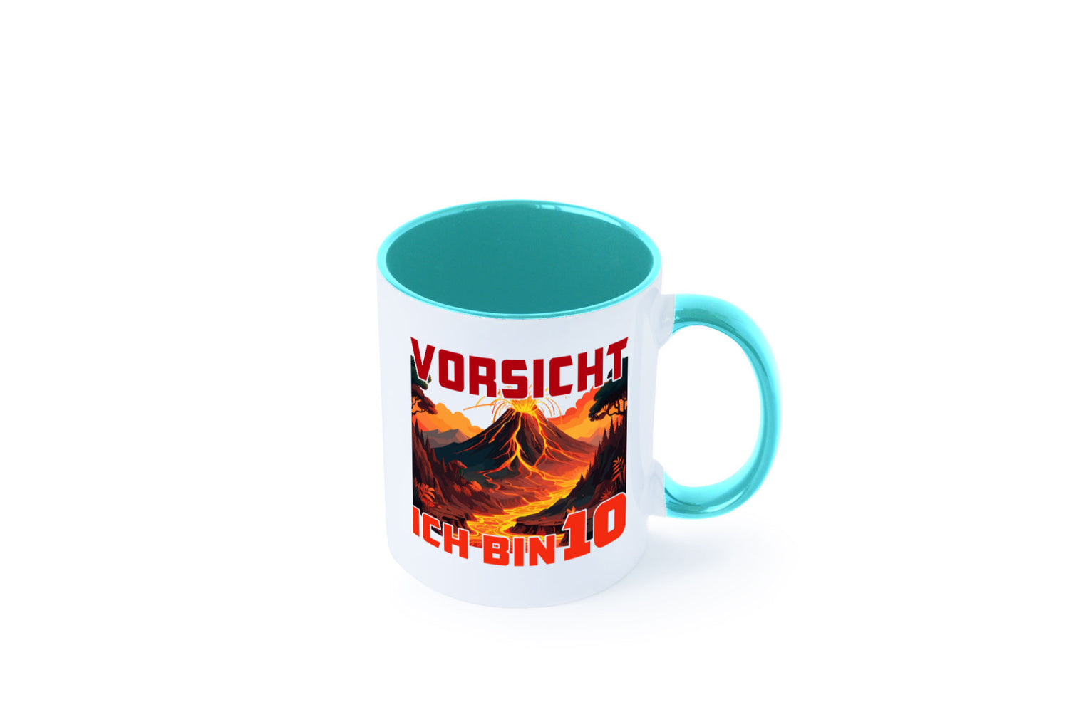 10. Geburtstag | 10 Jahre Vulkanausbruch Vulkan Humor Geschenkidee Tasse