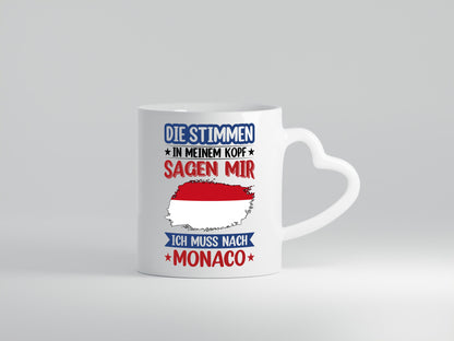 Monaco | Urlaub Stimmen in meinem Kopf Traumland Geschenk Humor Geschenkidee