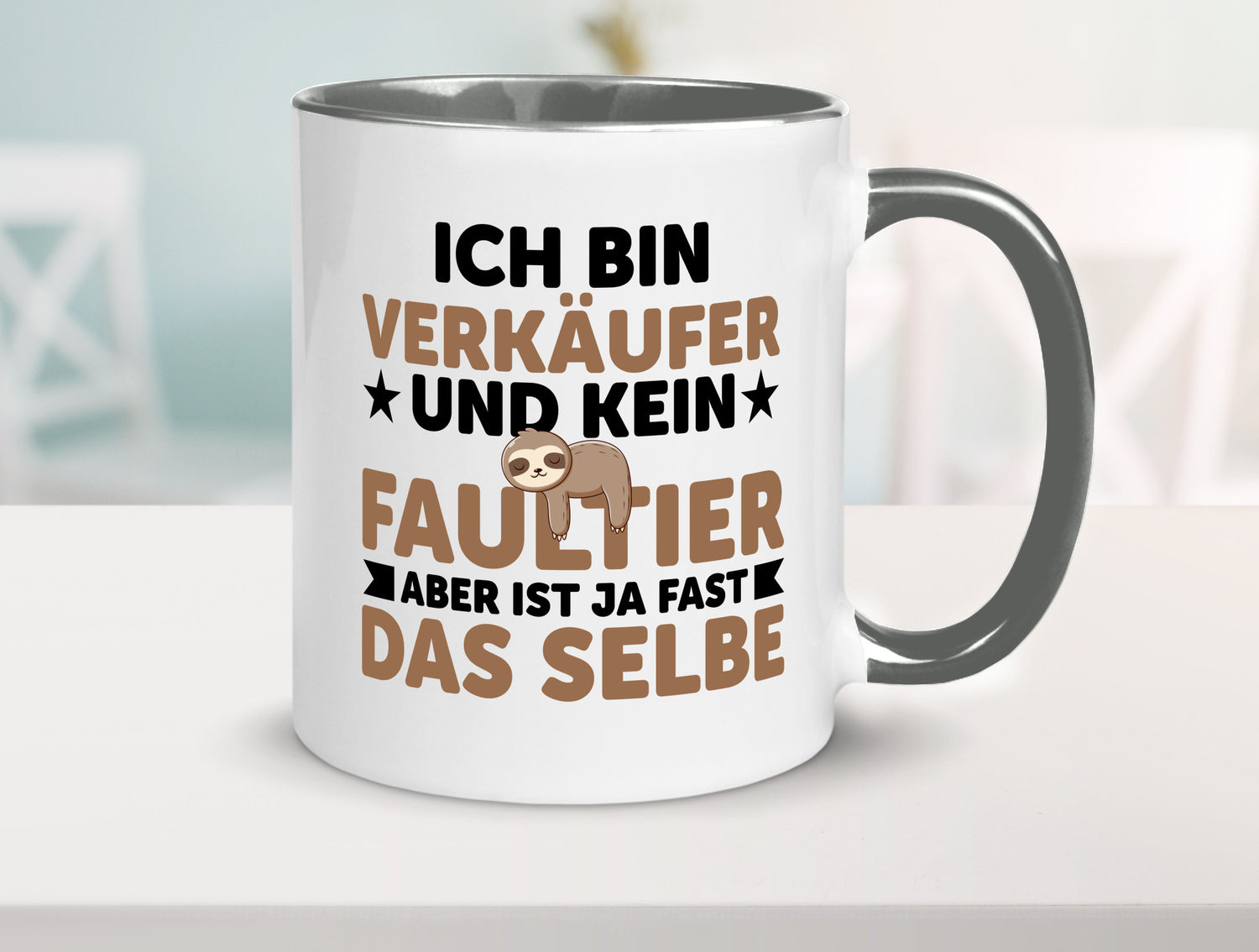 Ich bin kein Faultier: Verkäufer | Kollege Verkaufsjob v2 lustig Arbeit