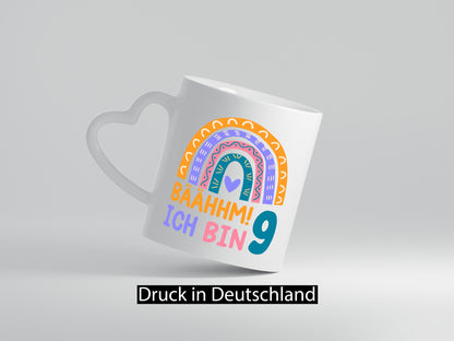 9. Geburtstag | 9 Jahre Regenbogen Bääm Mädchen Geschenk Geschenkidee lustiger