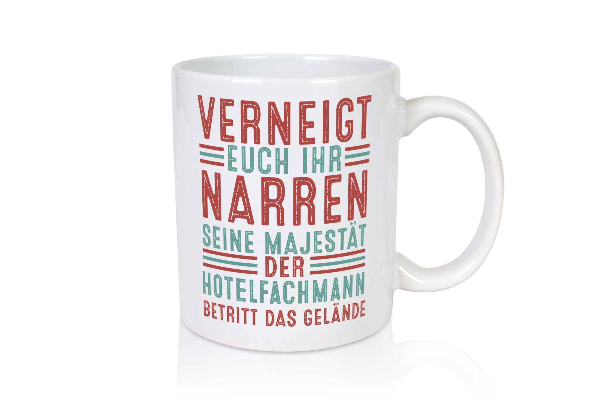 Verneigt euch: Hotelfachmann |Hotel Geschenkidee Humor Tasse