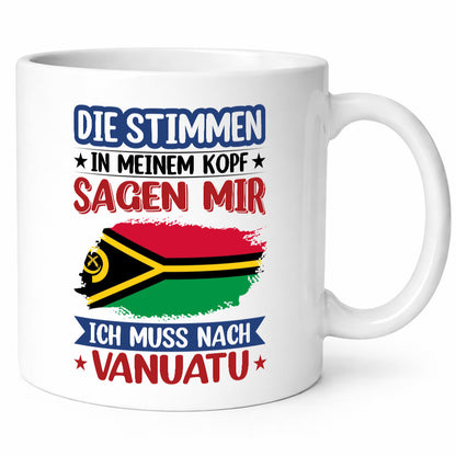Vanuatu | Urlaub Stimmen in meinem Kopf Traumland lustiger Spruch Geschenk