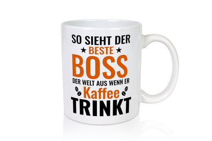 Kaffee trinkt: Boss | Führungskraft Vorgesetzter Geschenkidee Humor Tasse