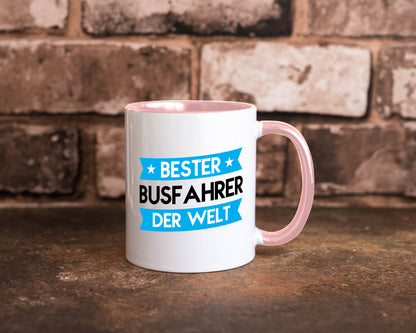 Bester Busfahrer | Berufsfahrer Fahrer v2 Geschenkidee Arbeit Kollegen Büro