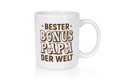 Bester Bonus Papa der Welt | Vatertag Humor Familie Geschenkidee Tasse