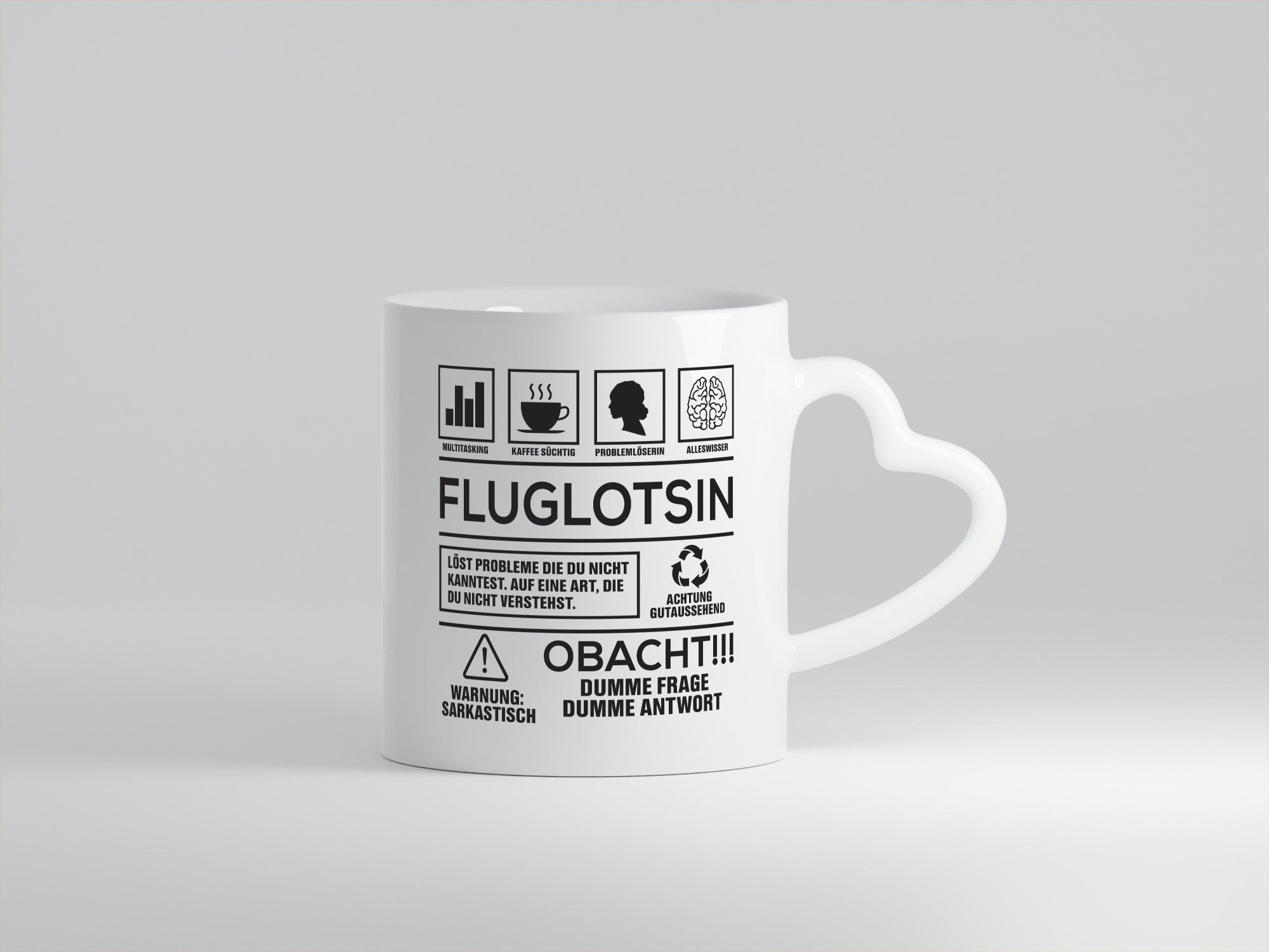 Achtung Probleme Fluglotsin | Flughafen Flugverkehr Geschenk Humor Geschenkidee