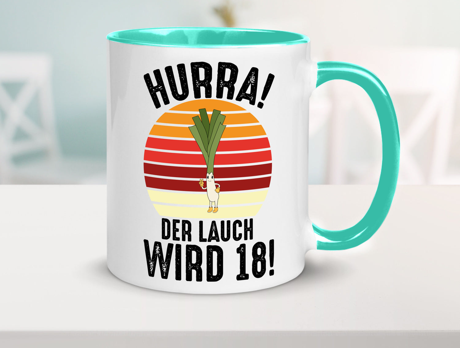 Hurra der lauch wird 18 | 18. Geburtstag Ehrentag lustiger Spruch Geschenk