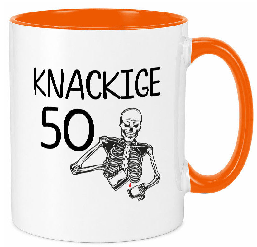 50. Geburtstag | Alt Knackig und Geschenk Geschenkidee lustiger Spruch Tasse