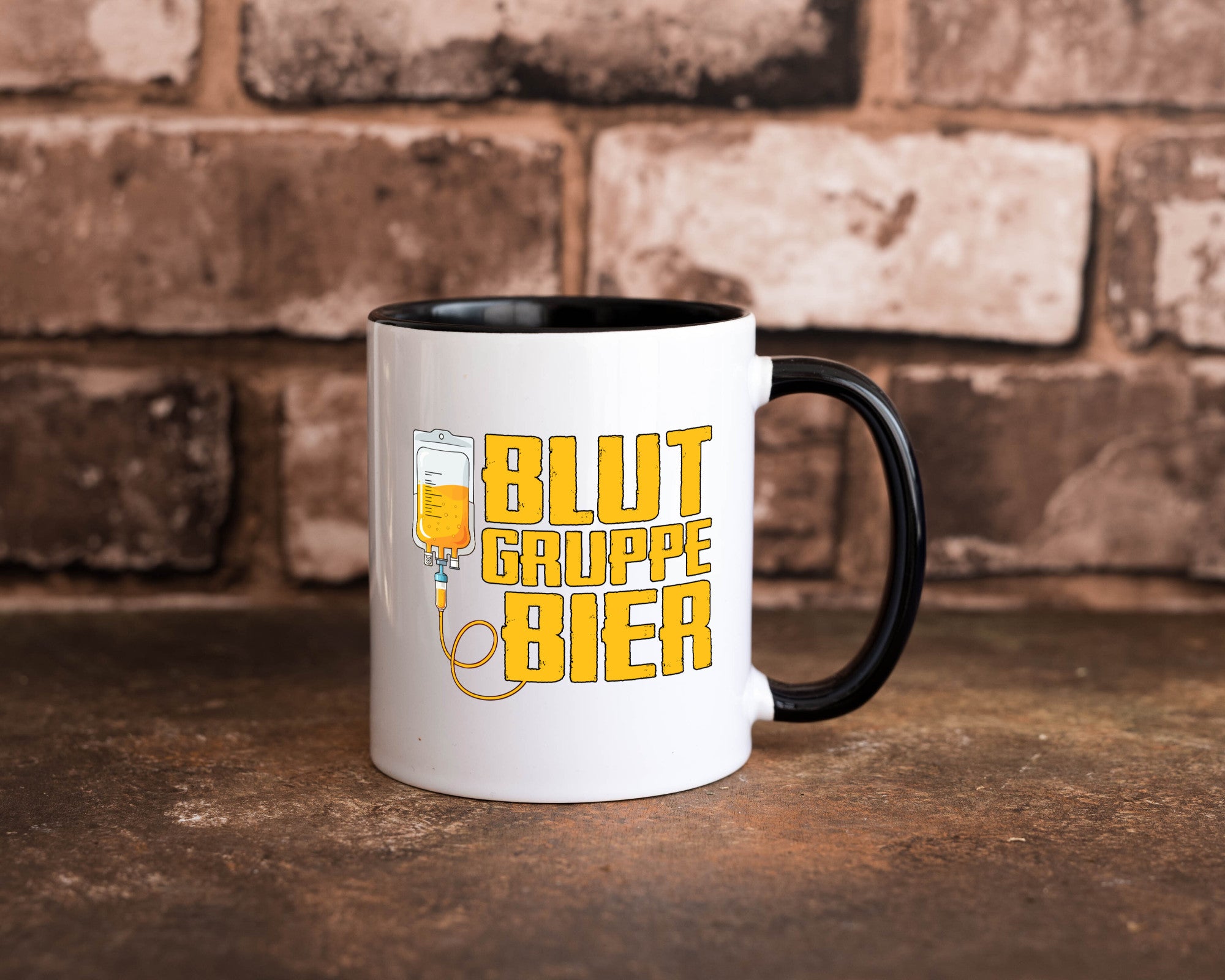 Blutgruppe Bier | Saufen Trinken Biertrinker Humor Geschenkidee Tasse