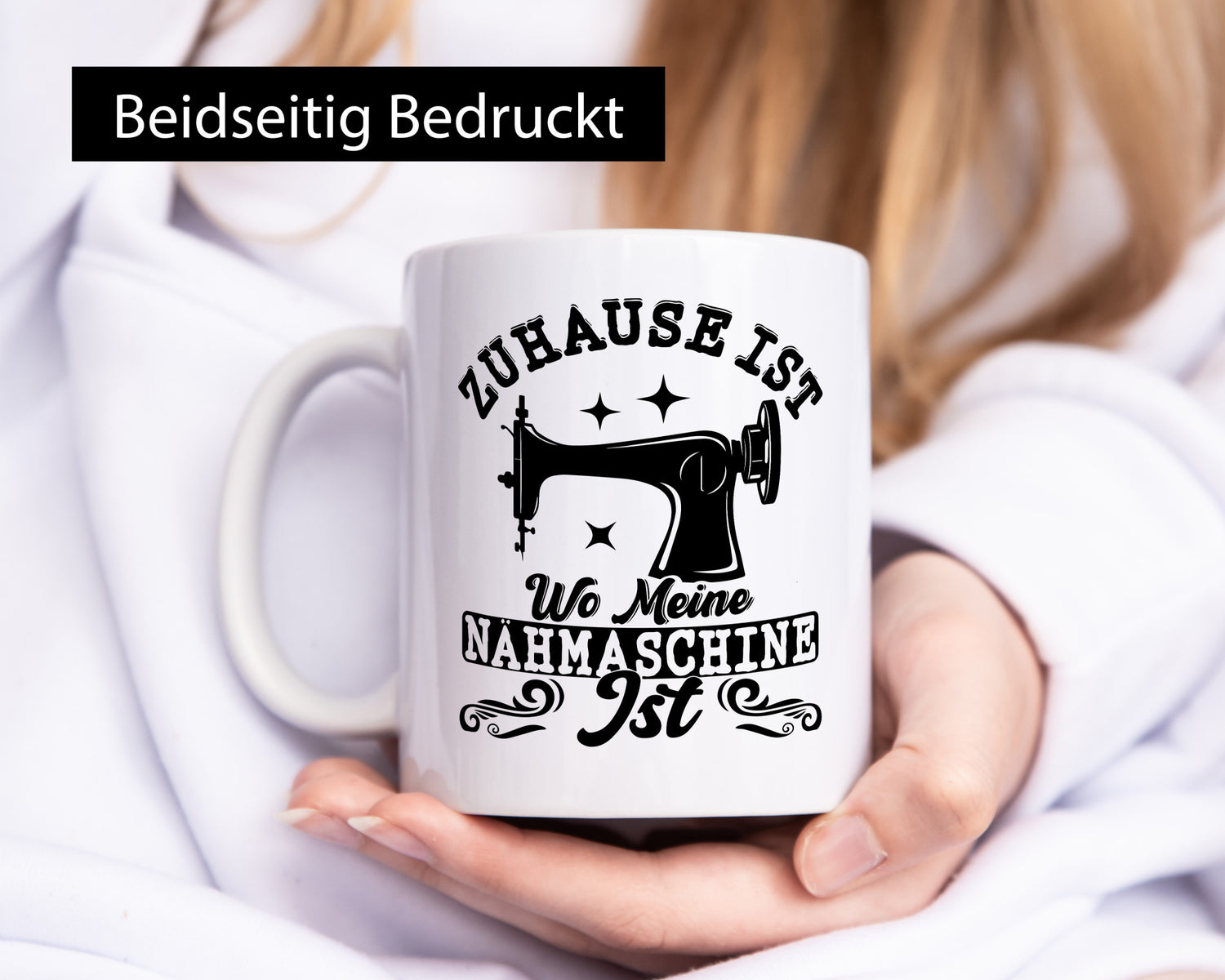 Zuhause ist wo meine nähmaschiene | Nähen Geschenk Humor Geschenkidee lustiger