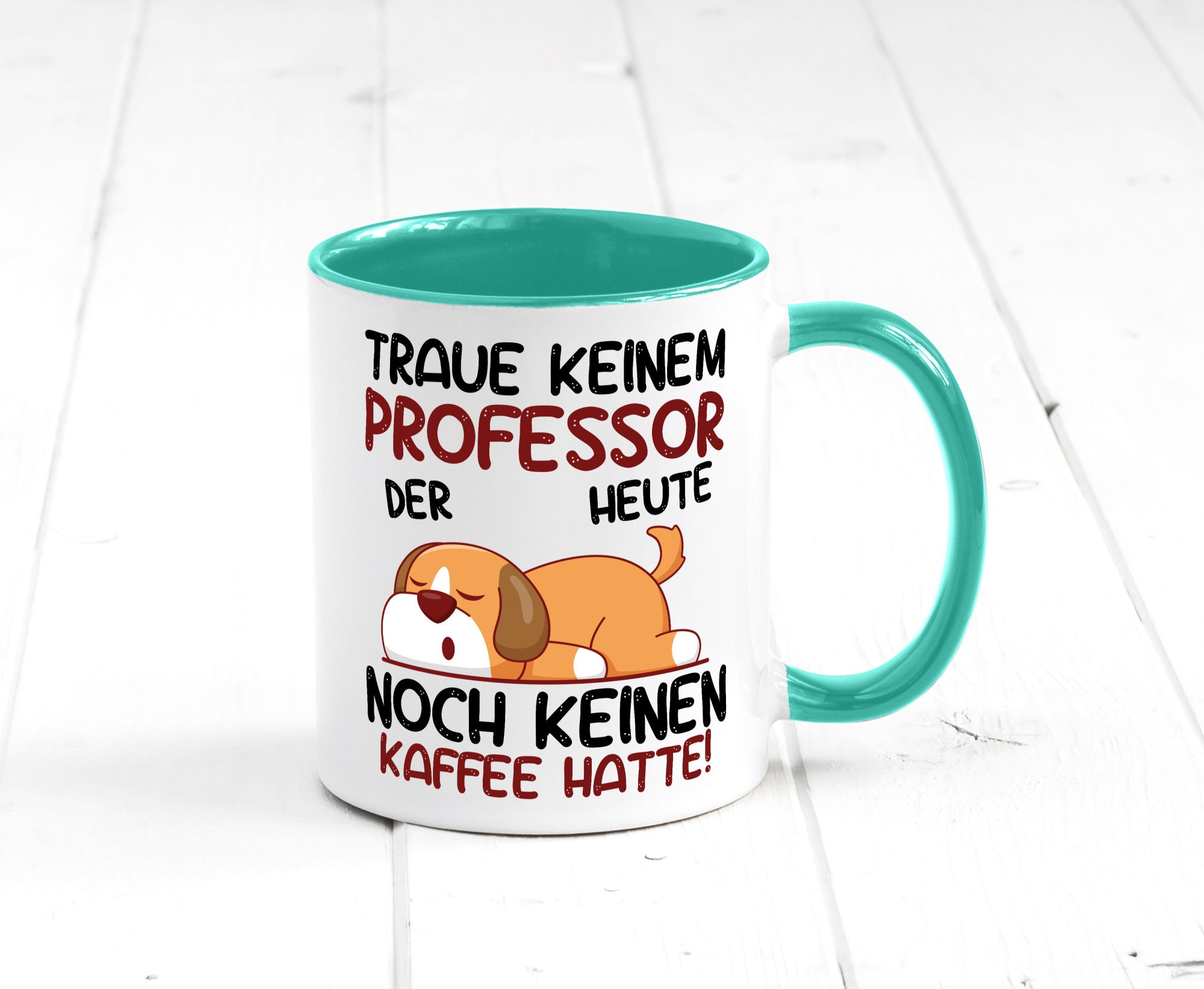 Traue keinem Professor | Uni Universität Geschenkidee Humor Tasse