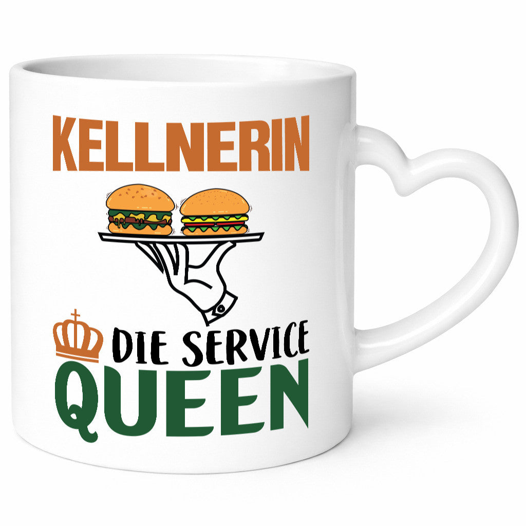 Kellnerin die service Queen | Resturant Kellnern Humor Geschenkidee Tasse