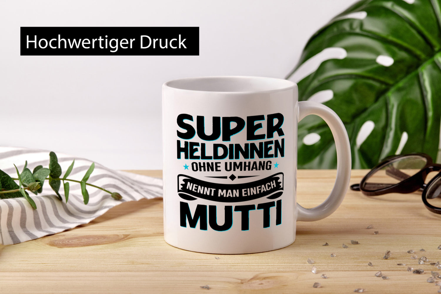 Superheldin ohne Umhang nennt man Mutti | Muttertag Geschenk Familie