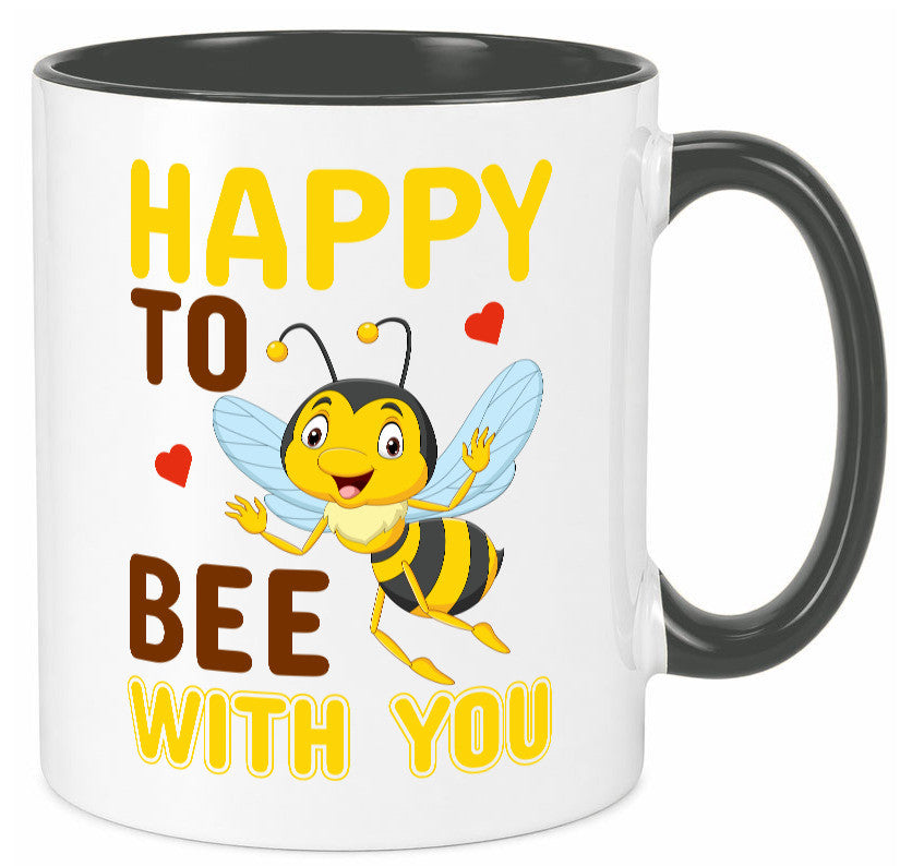Happy Bee | Beziehung Tasse Freundschaft Bienen Humor Geschenkidee