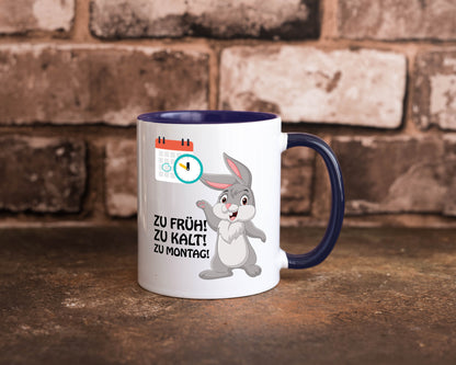 Kalter Montag Geschenkidee Humor Tasse